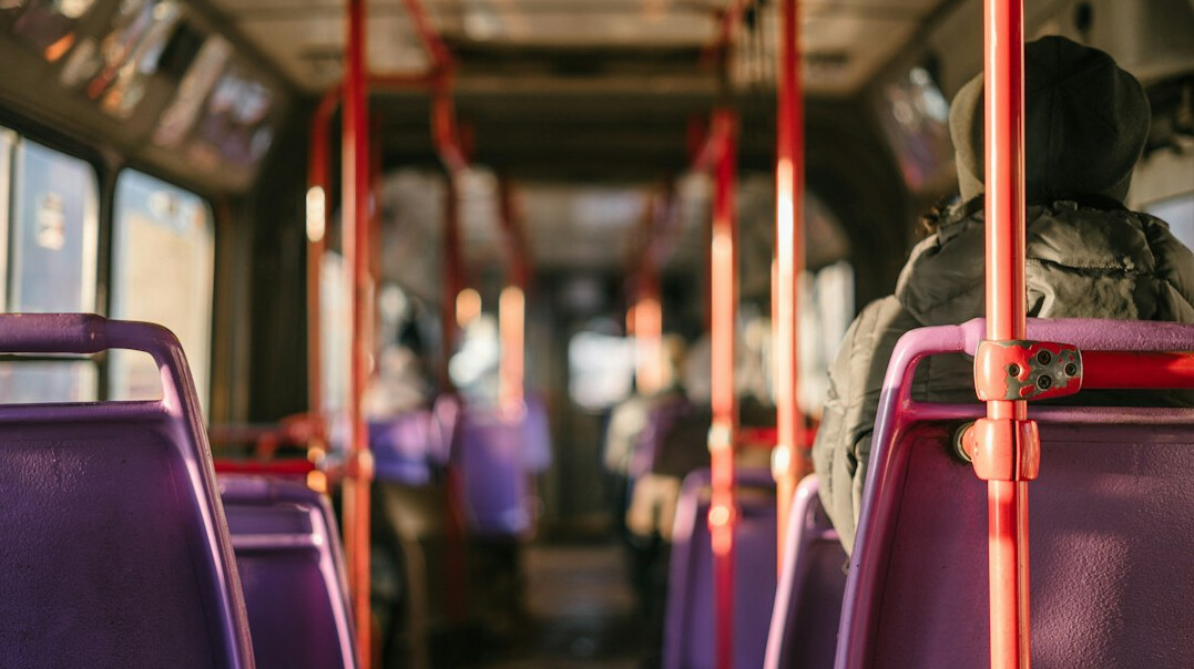 commuters on bus