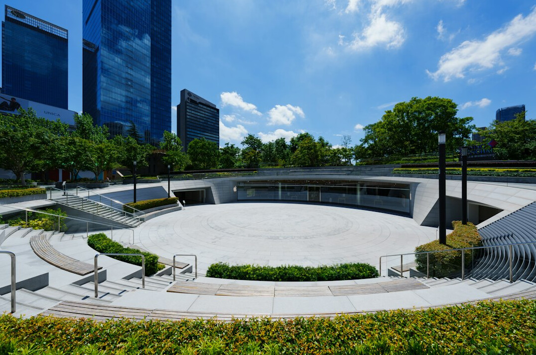 city public space gathering