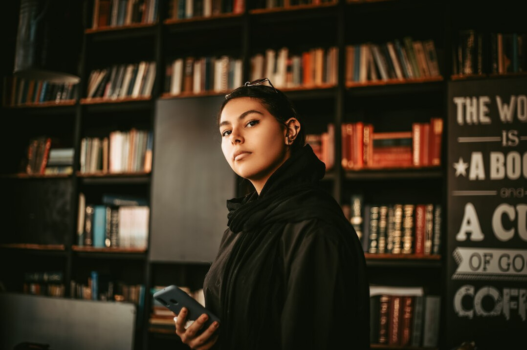 Portrait of a young Chilean woman social researcher